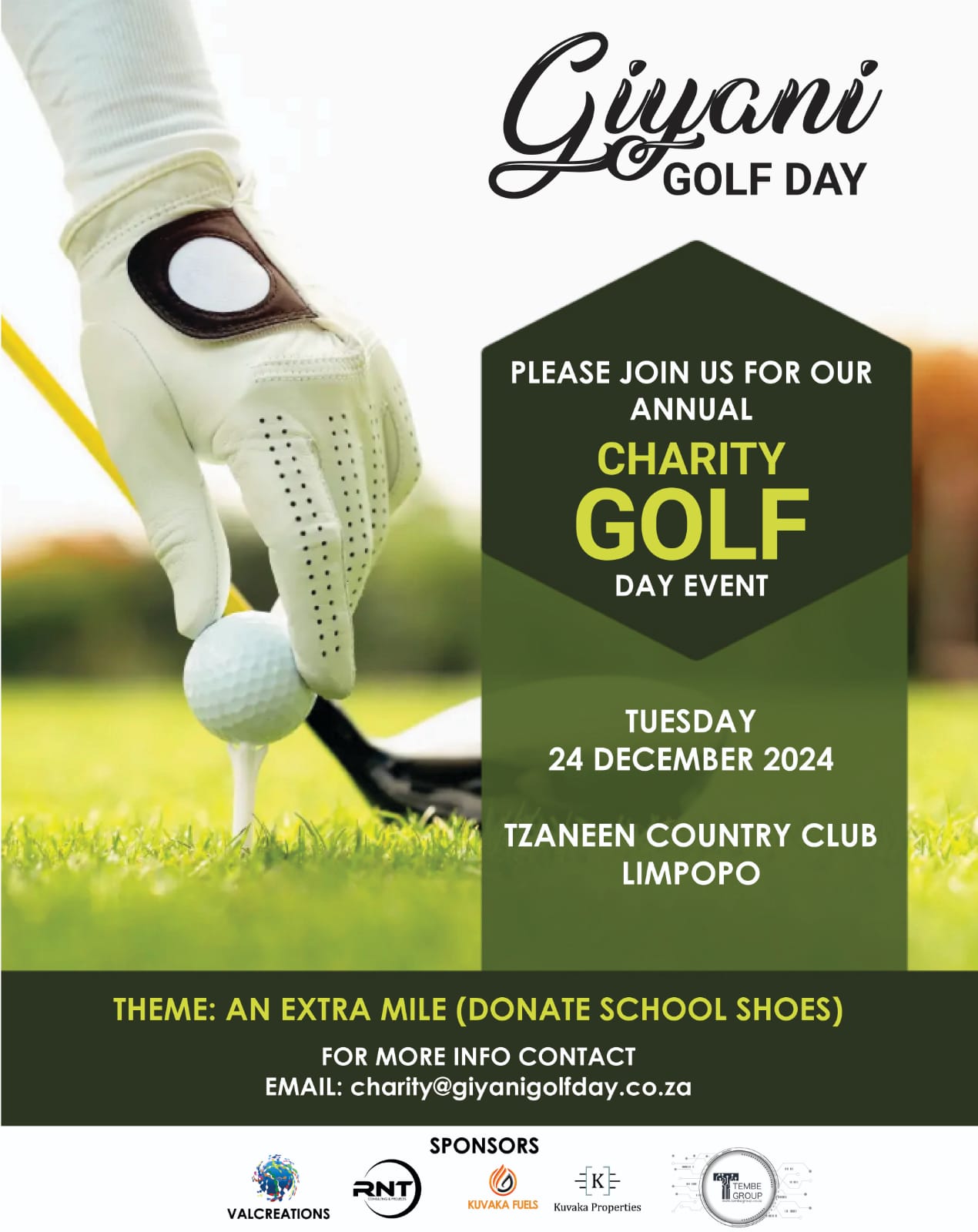 Giyani Charity Golf Day Poster